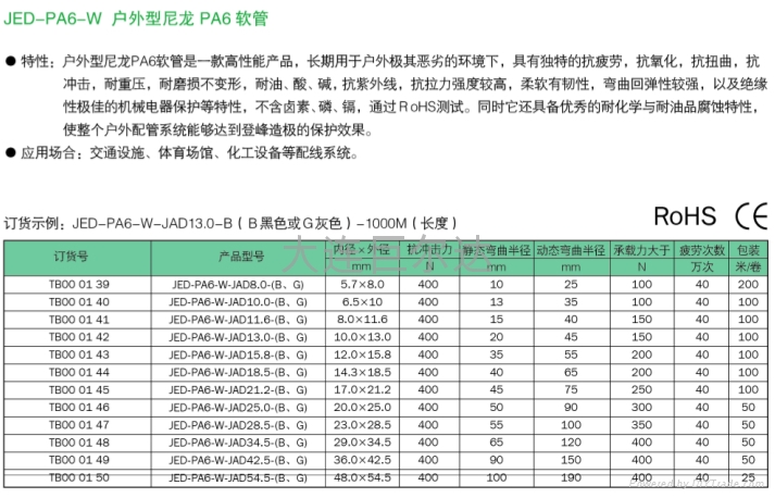 特殊尼龍PA6軟管 3