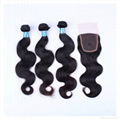 Free weave hair package Factory wholesale price brazilian body wave hair with to