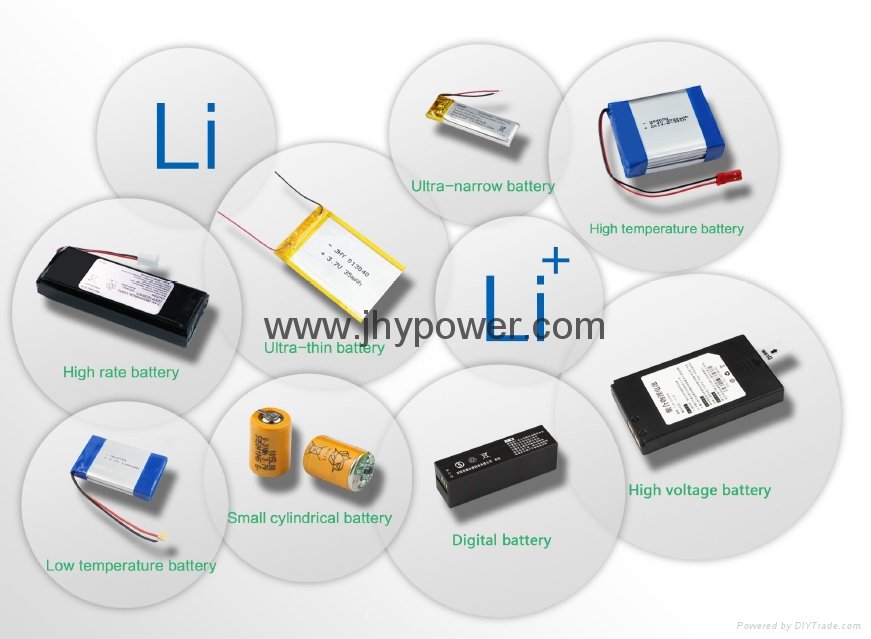 UL Certificationed Low Temperature Battery 3.7V by Customised 3