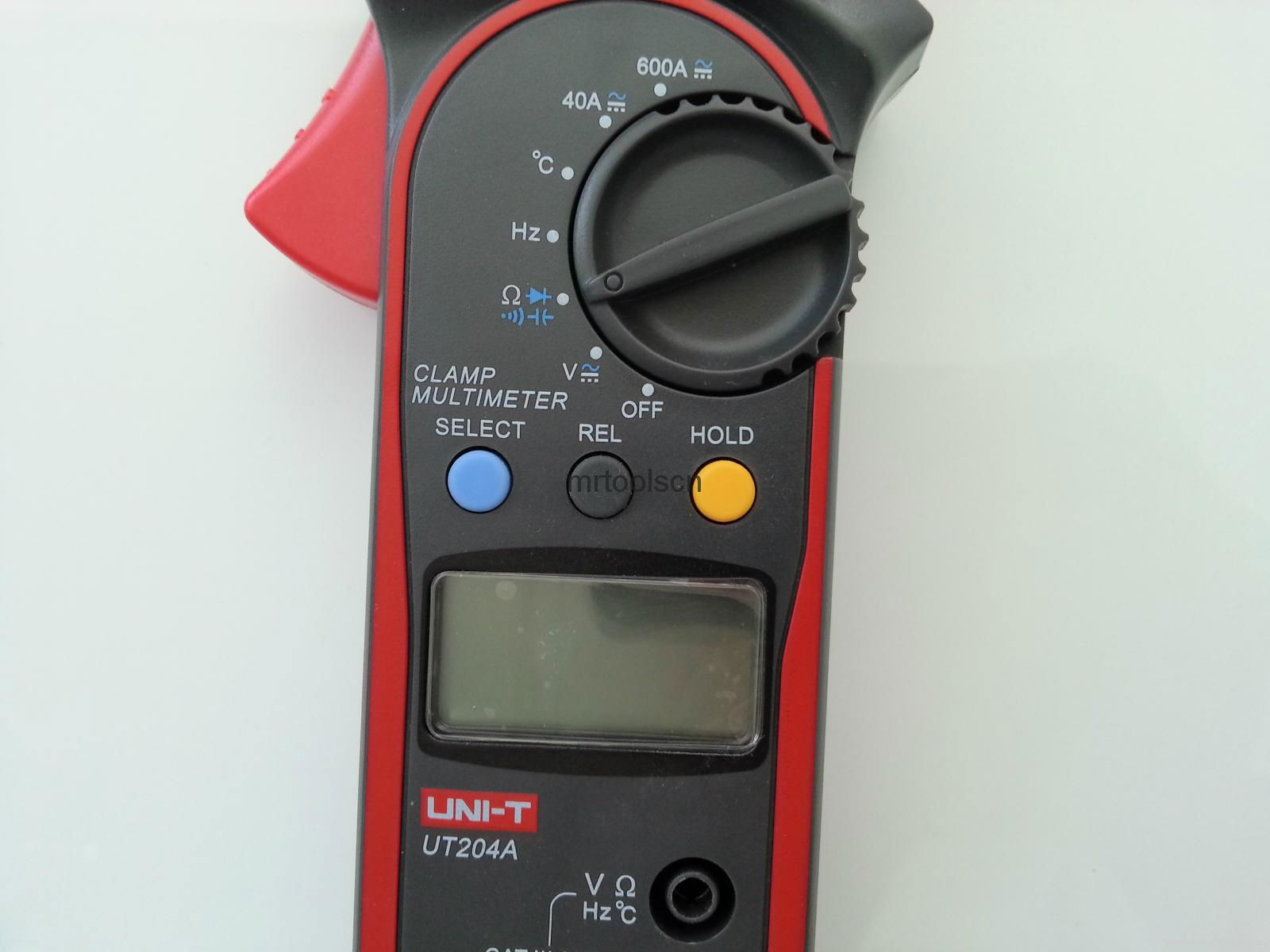 UNI-T UT204A digital clamp multimeters auto range temperature AC DC  3