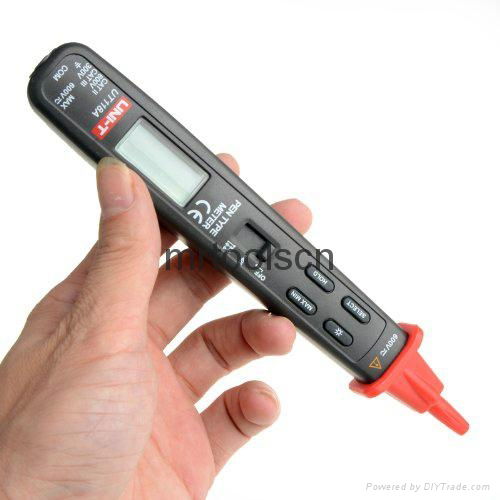 UT118A Pen Type Hold Digital Multimeters Instrumentation LCD AC/DC Voltmeter  2