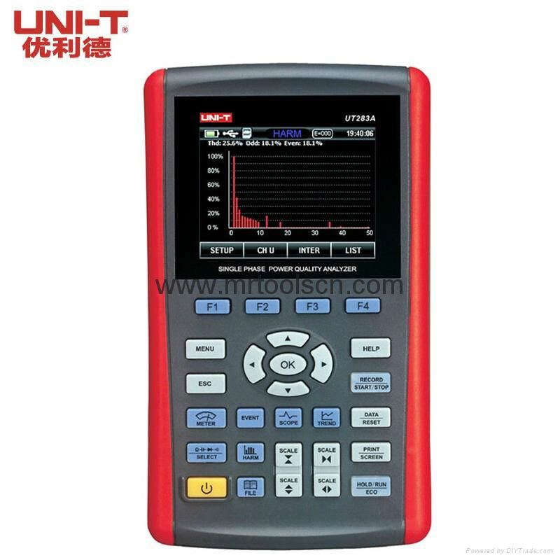 UNI-T UT283A single-phase power quality analyzer, power quality tester True RMS  2