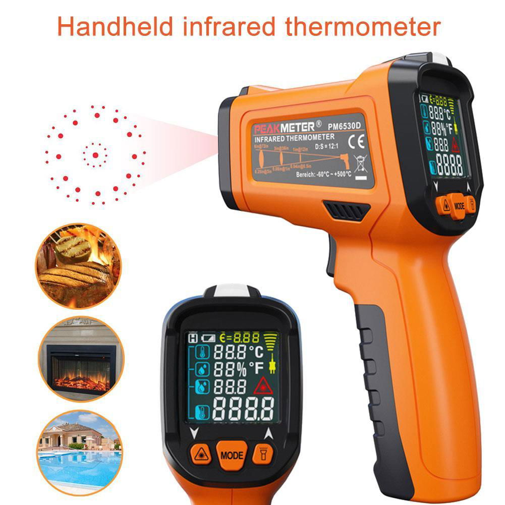 Infrared Temperature Non Contact -50~800C Digital Laser IR Gun Thermometer 12:1 2