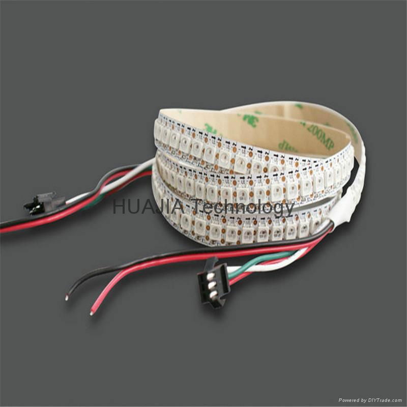 WS2812B 144leds/m LED Strip Light Addressable 5V White&Black PCB  2