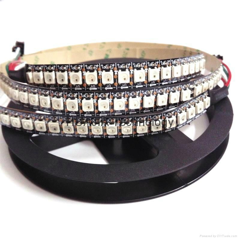 WS2812B 144leds/m LED Strip Light Addressable 5V White&Black PCB 