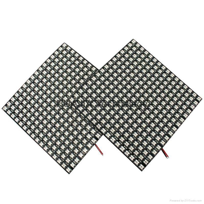 16*16 5050 RGB WS2812B Pixel Addressable Ragid Hard LED Panel Screen  2