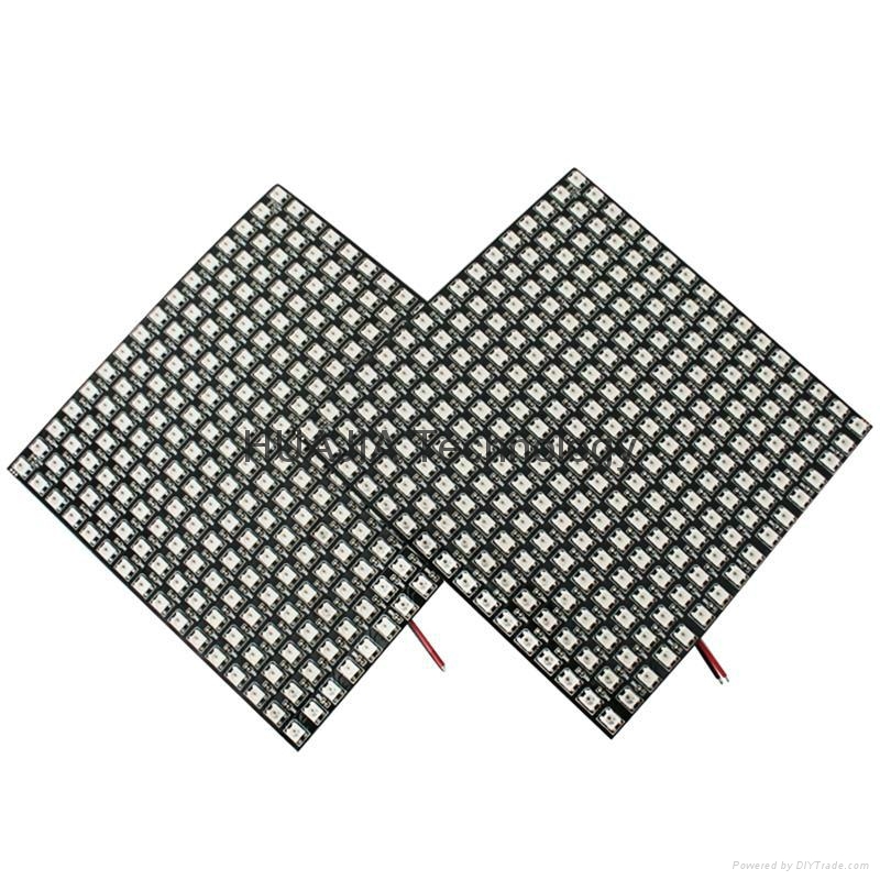 ws2812b16x16柔性像素屏內置IC 5050貼片式 2