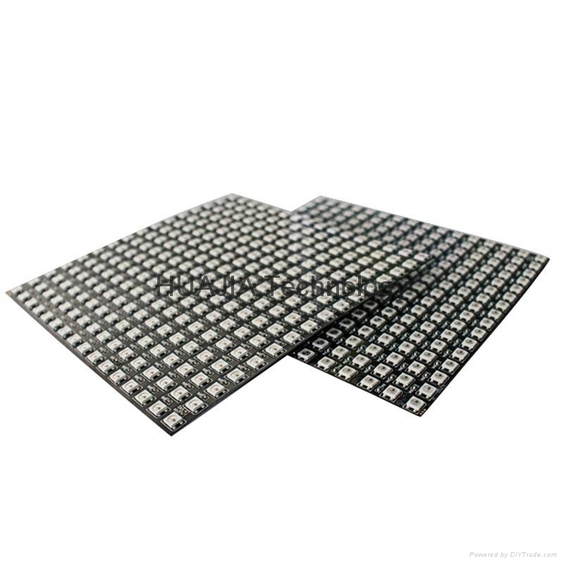 ws2812b16x16柔性像素屏內置IC 5050貼片式 3