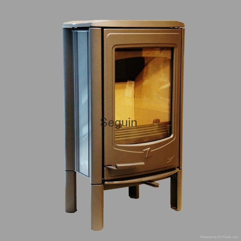　法國JADE系列獨立式燃木真火壁爐