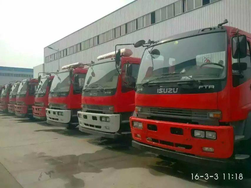 ISUZU FTR/ FVR water tanker/foam /Dry Powder fire truck 5