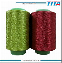 100% polyester silk crochet thread from Hangzhou