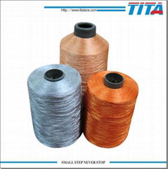 High tenacity 100% spun polyester rayon embroidery thread for sewing machine