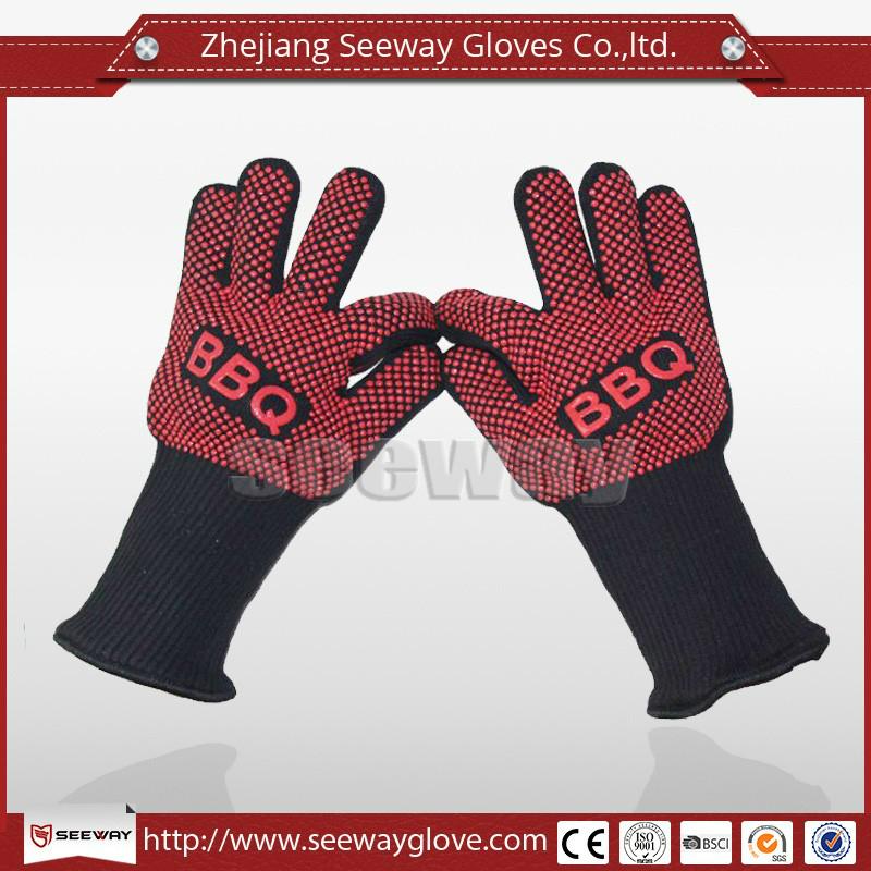 SeeWay F350 Silicone baking glove EN407 Oven grill glove BBQ glove