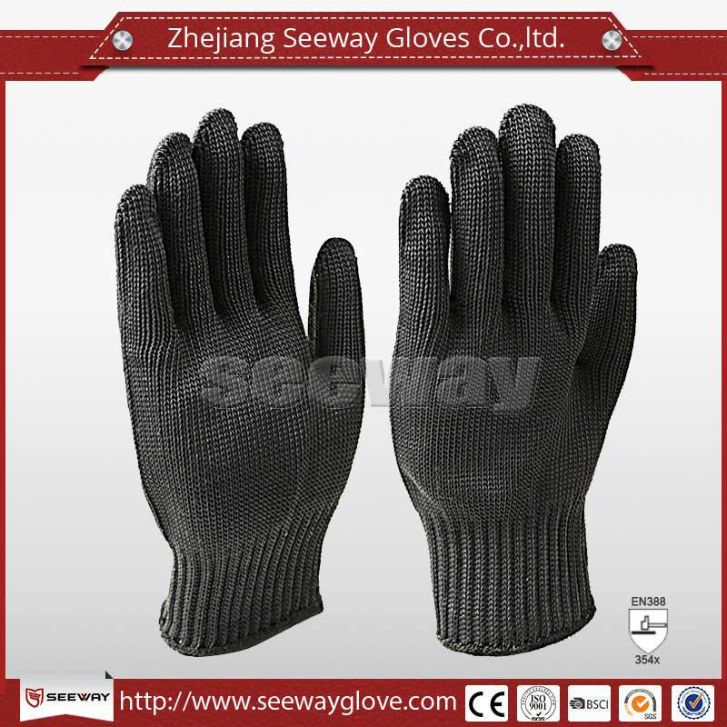 SeeWay B517 Steel Wire Cut Resistant Mining Gloves Security Using