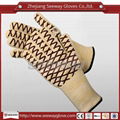 SeeWay F500 Five Fingers Fire Resistant Heat Protect up to 500c Silicone Glove
