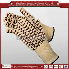 SeeWay F500 Five Fingers Fire Resistant Heat Protect up to 500c Silicone Glove