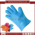 SeeWay F200-D Kitchen Cooking Oven Heat Resistant Silicone Gloves 2