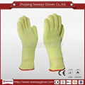 SeeWay M500 Para Aramid Long Wrist Protect BBQ Gloves with Five Fingers