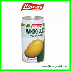 Supplier houssy 350ml canned fruit juice