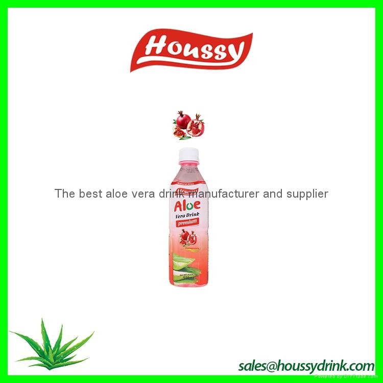 Houssy hot selling aloe vera fresh drink with honey 2
