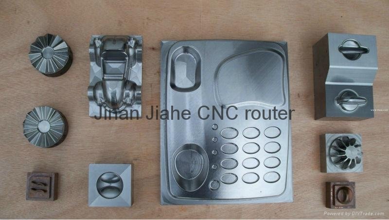 JK-6075 metal cnc router all cover cnc machine for iron mould making 4