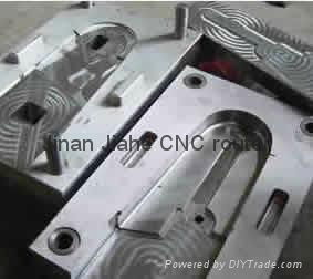 JK-6075 metal cnc router all cover cnc machine for iron mould making 5