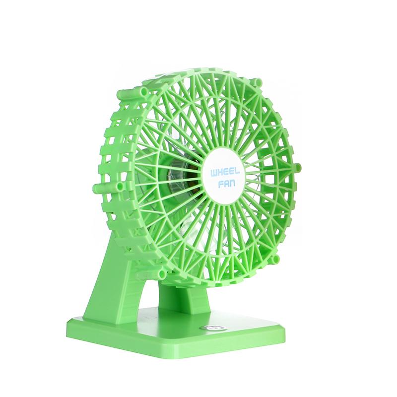 DC5V built-in battery rechargeable mini table cooling fan