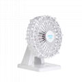 DC5V built-in battery rechargeable mini table cooling fan 2