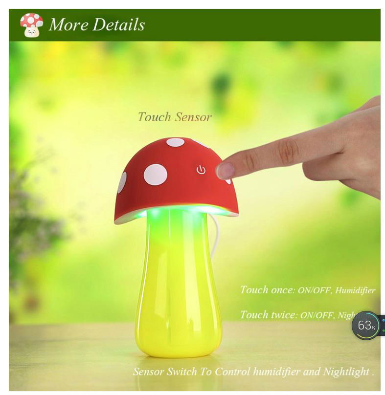 200ml DC5V LED nightlight humidifier/air purifier for your best promotion gift 3