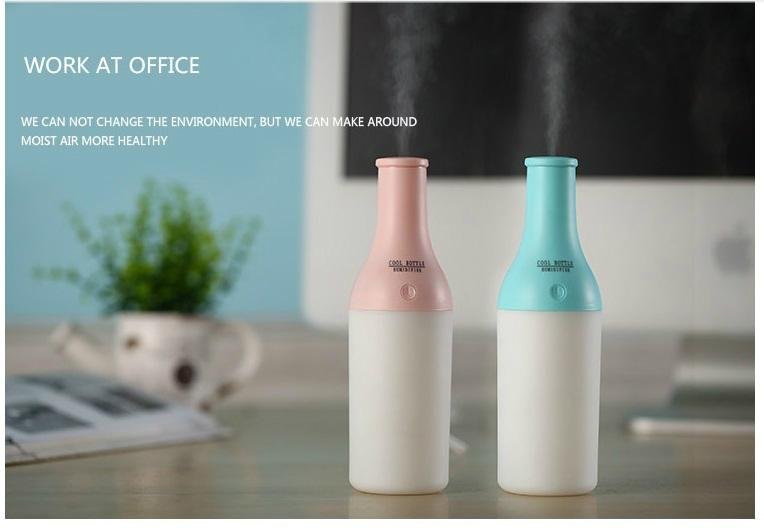 bottle usb humidifier/air cleaner/ air purifier for home office 4