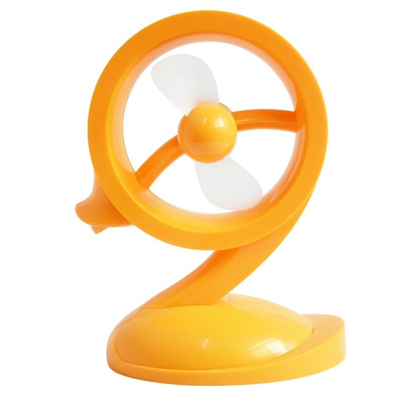 Special design 3.7V,1w ABS material inside Lithium Battery portable mini fan 2