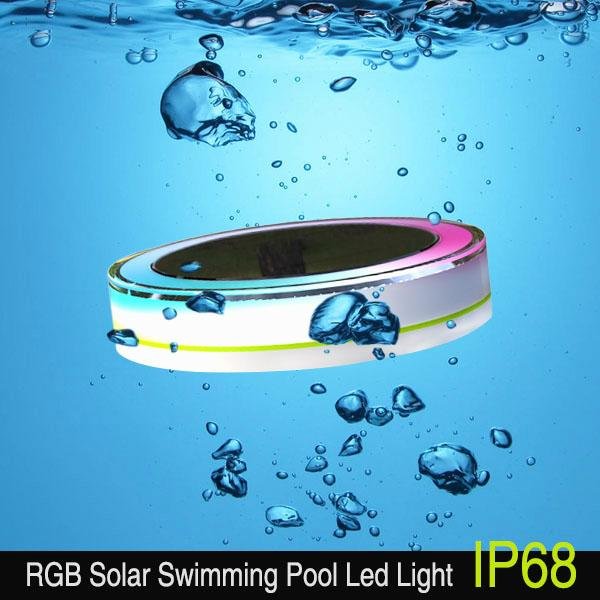 Summer hot sell solar led swimming pool light floating on the water