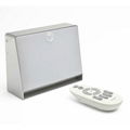 High brightness solar motion sensor wall