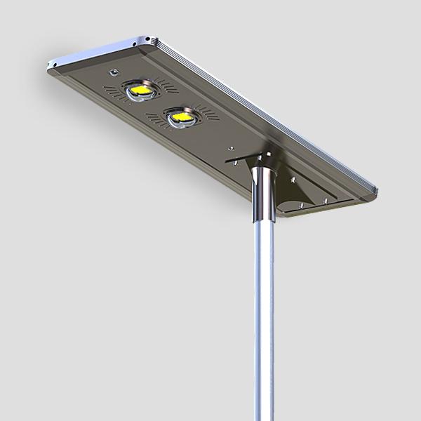 High power solar charging 50W led street light ultra thin design