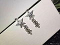 NEFFLY Hot Selling High Quality 925 Silver Earrings Fashion Jewelry Stars Beauti 1