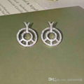 FREE SHIPPING~New Jewelry Neffly Lucky Black Clover Women Earring,stud Y93800100