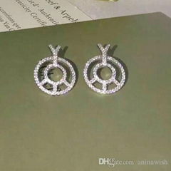 FREE SHIPPING~New Jewelry Neffly Lucky Black Clover Women Earring,stud Y93800100