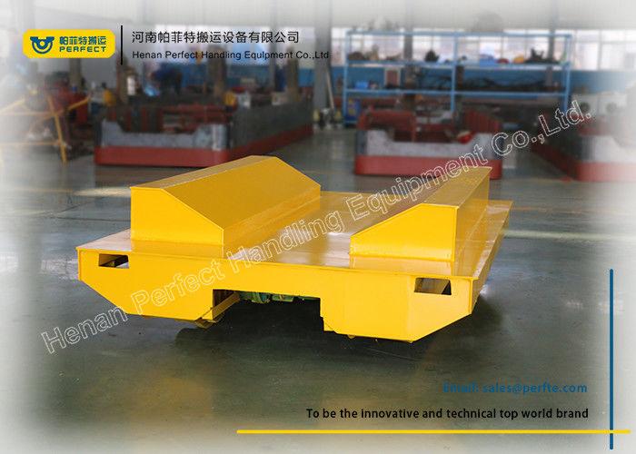 Cast Steel Wheel Motorised Rail Trolley 15 Ton Capacity With Safe Device 3