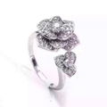 FREE SHIPPING AND NEFFLY JEWELRY OEM factory camellia ring series all imported 9
