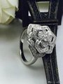OEM factory NEFFLY S925 Piaget jewelry flower circle ring FOR FREE SHIPPING 2016 3