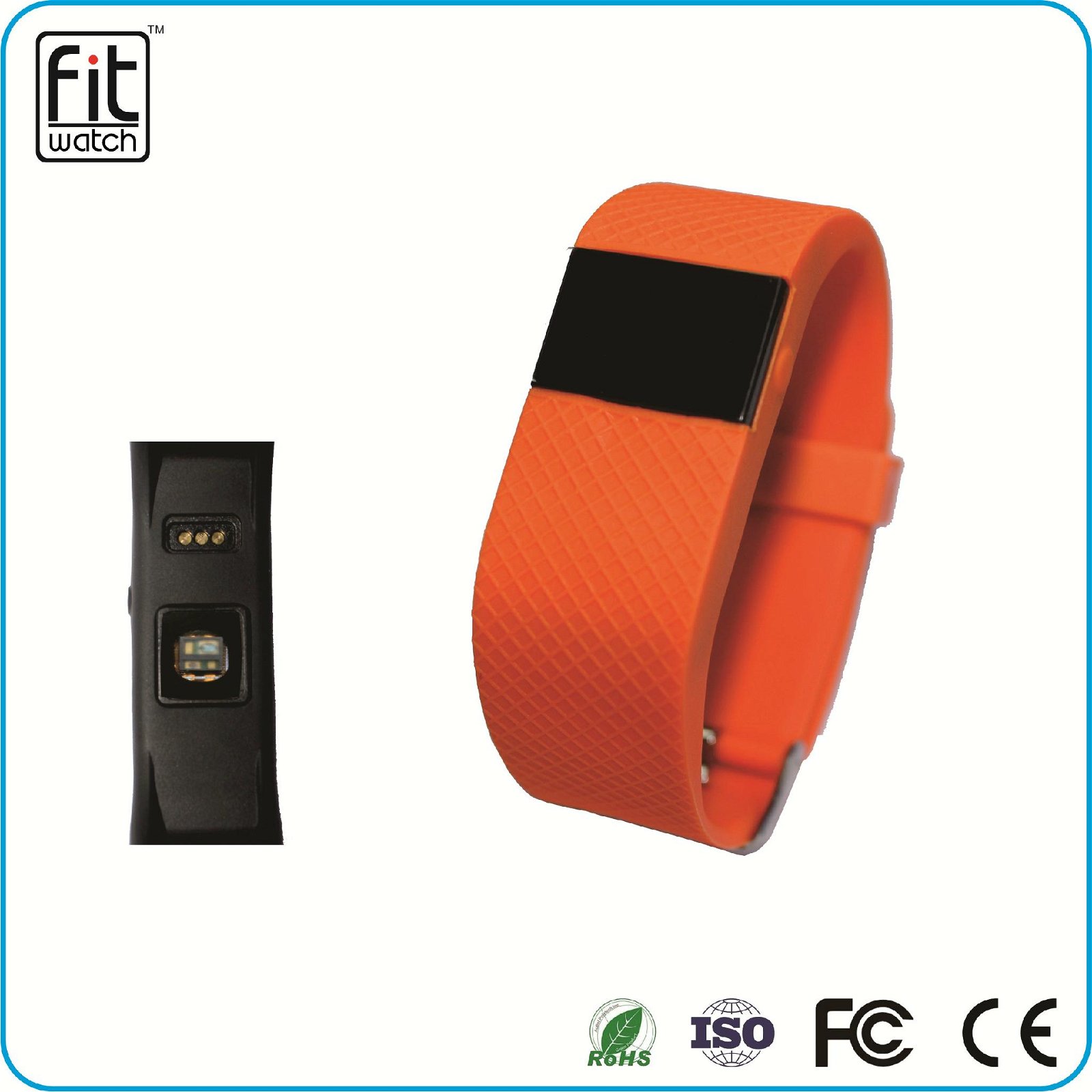 Health Moniter Heart Rate Bluetooth Wearable TechnologySmart Bracelets 5