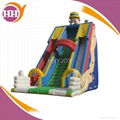 2016 popular inflatable slide with blower 3