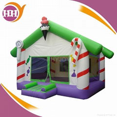 happy fun inflatable castle for kids