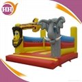 happy fun inflatable castle for kids 5