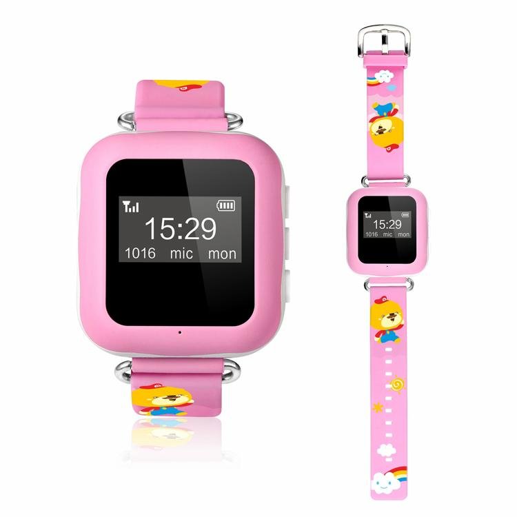 2016 New Kids GPS Tracker hand wrist sos mobile phone smart watch 2