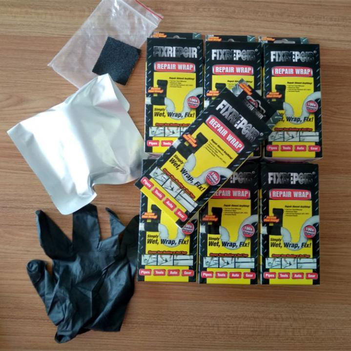 Household armor wrap pipe repair bandage fiberglass pu resin repair