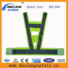 2016 New Fashion Hi-VI Reflective Safety Vest with Flu Colors