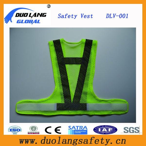 2016 New Fashion Hi-VI Reflective Safety Vest with Flu Colors 5