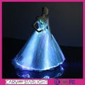 The light up glowing luminous LED optic fiber ball gown evening dress  1