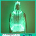 luminous fiber optic light up man hoodie 2